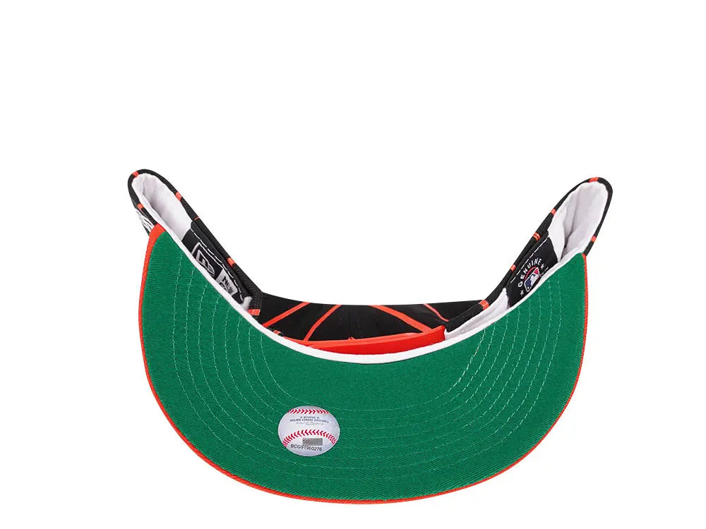 San Francisco Giants Black/Orange City Arch New Era 9FIFTY Snapback Hat Official Team Hat Sports Fan Cap Official NFL Team Hat Football Fan Cap