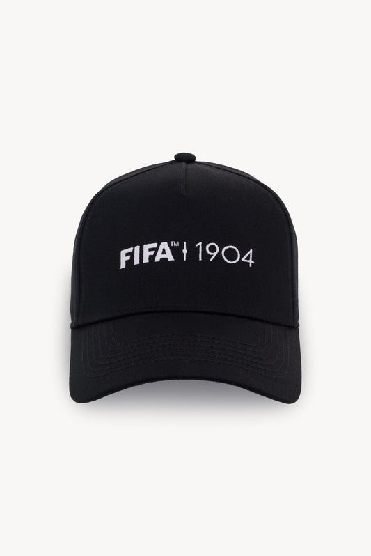 FIFA 1904 Black Cap - Unisex Official Team Hat Sports Fan Cap