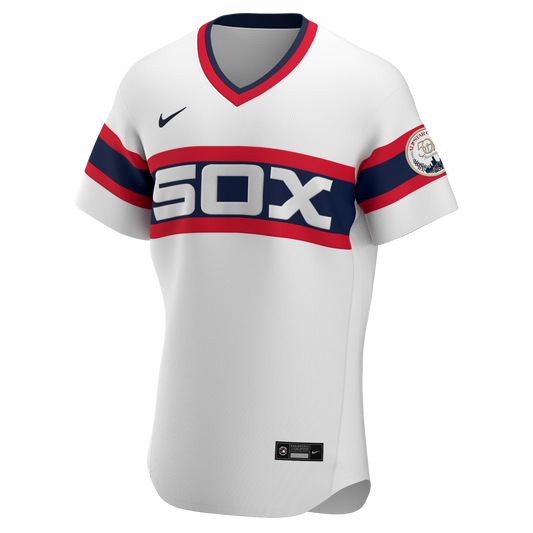 Men's Chicago White Sox Nike White Alternate 1983 Authentic Official Team Jersey Sports Fan Apparel Official NFL Team Jersey Football Fan Apparel