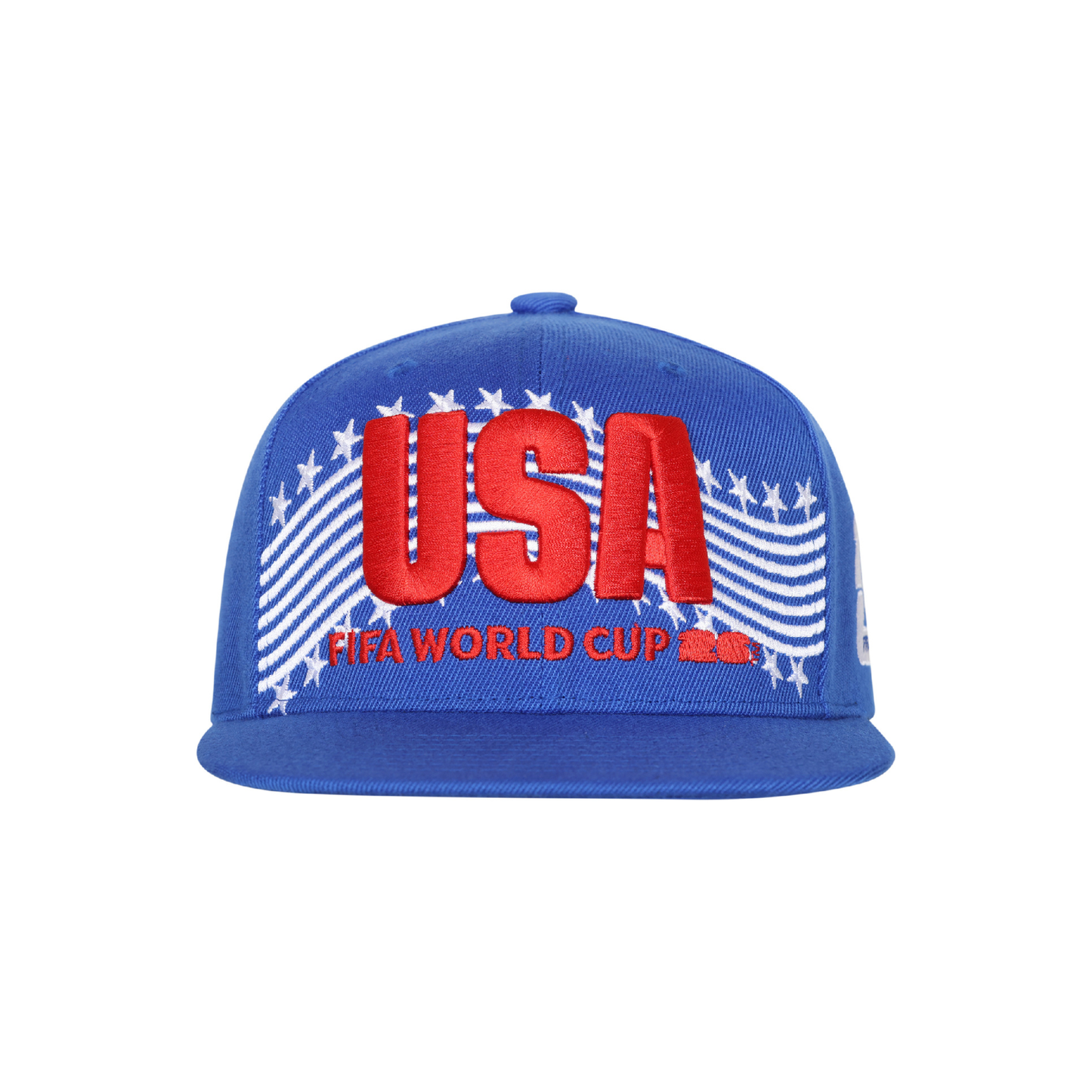 FIFA World Cup 2026 USA Flatbrim Blue Cap Official Team Hat Sports Fan Cap