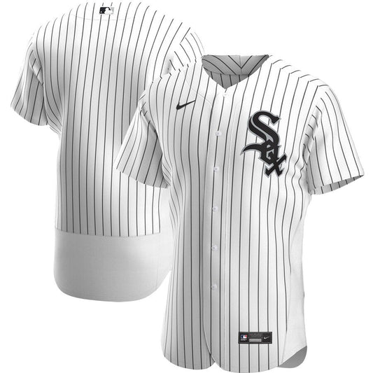 Men's Chicago White Sox Nike White Home Authentic Official Team Jersey Sports Fan Apparel Official NFL Team Jersey Football Fan Apparel