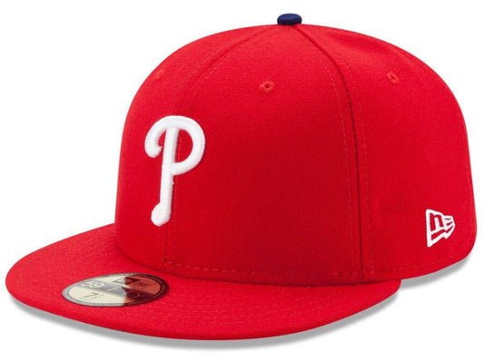 Men's Philadelphia Phillies Authentic Collection On-Field 59FIFTY Fitted Hat Official Team Hat Sports Fan Cap Official NFL Team Hat Football Fan Cap