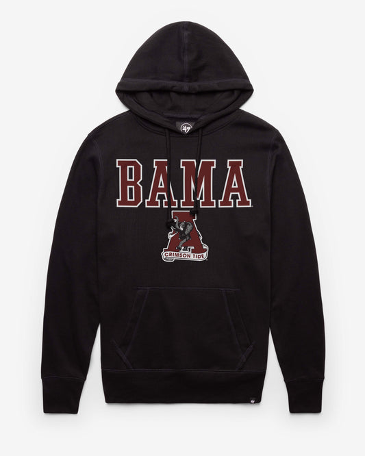 ALABAMA CRIMSON TIDE VINTAGE STRAIGHT BLOCK '47 HEADLINE HOOD