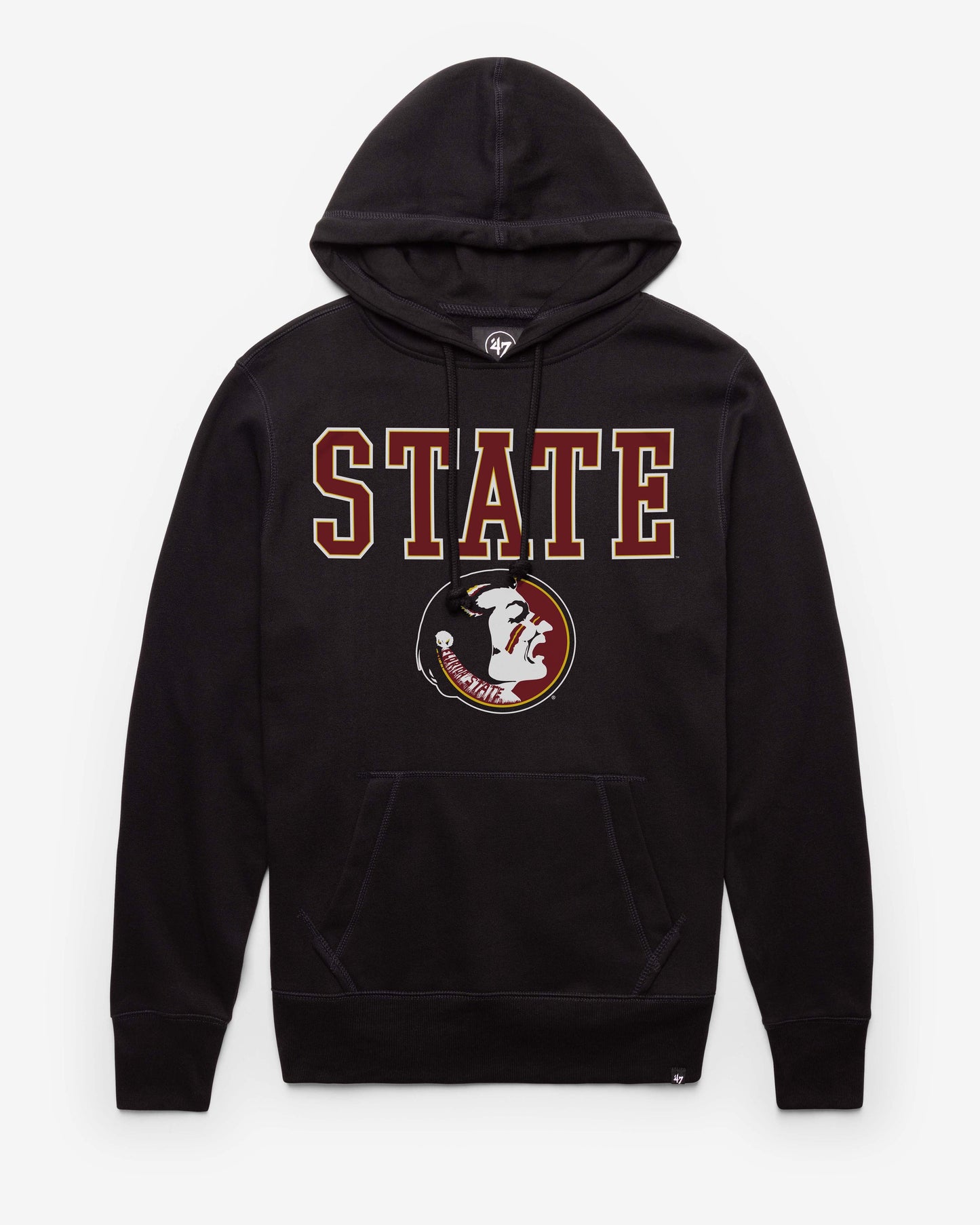 FLORIDA STATE SEMINOLES VINTAGE STRAIGHT BLOCK '47 HEADLINE HOOD