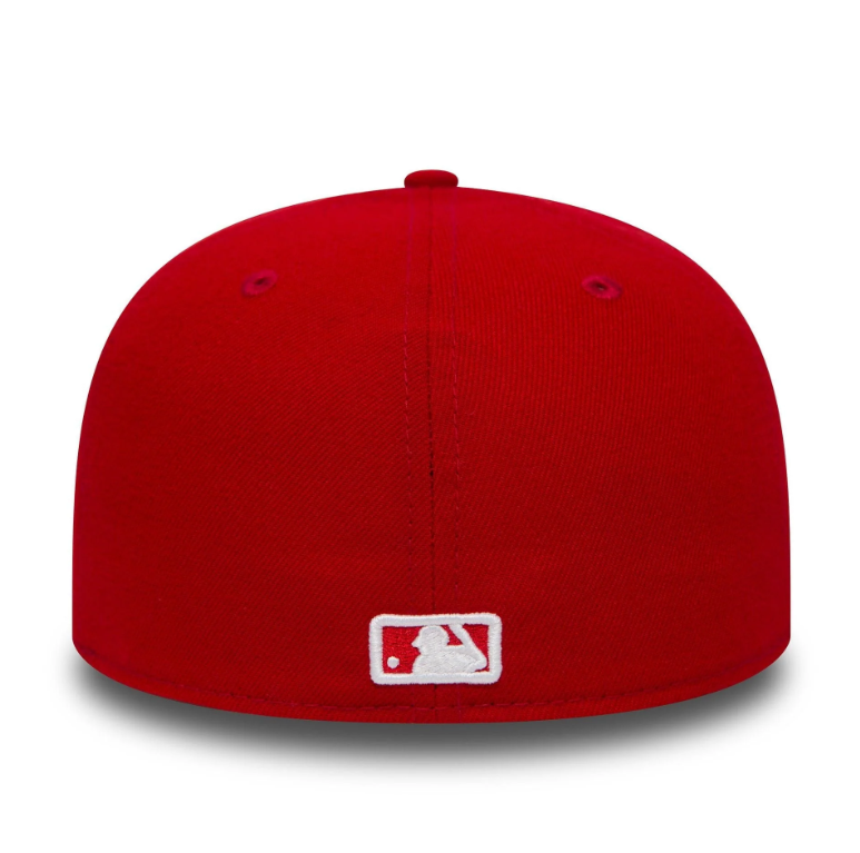 New York Yankees MLB League Essential 59FIFTY Fitted New Era Red/White Official Team Hat Sports Fan Cap Official NFL Team Hat Football Fan Cap