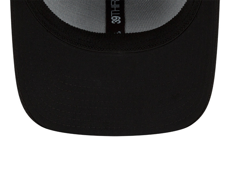 Men's Chicago White Sox New Era Black 2022 Clubhouse Black 39THIRTY Flex Hat Official Team Hat Sports Fan Cap Official NFL Team Hat Football Fan Cap