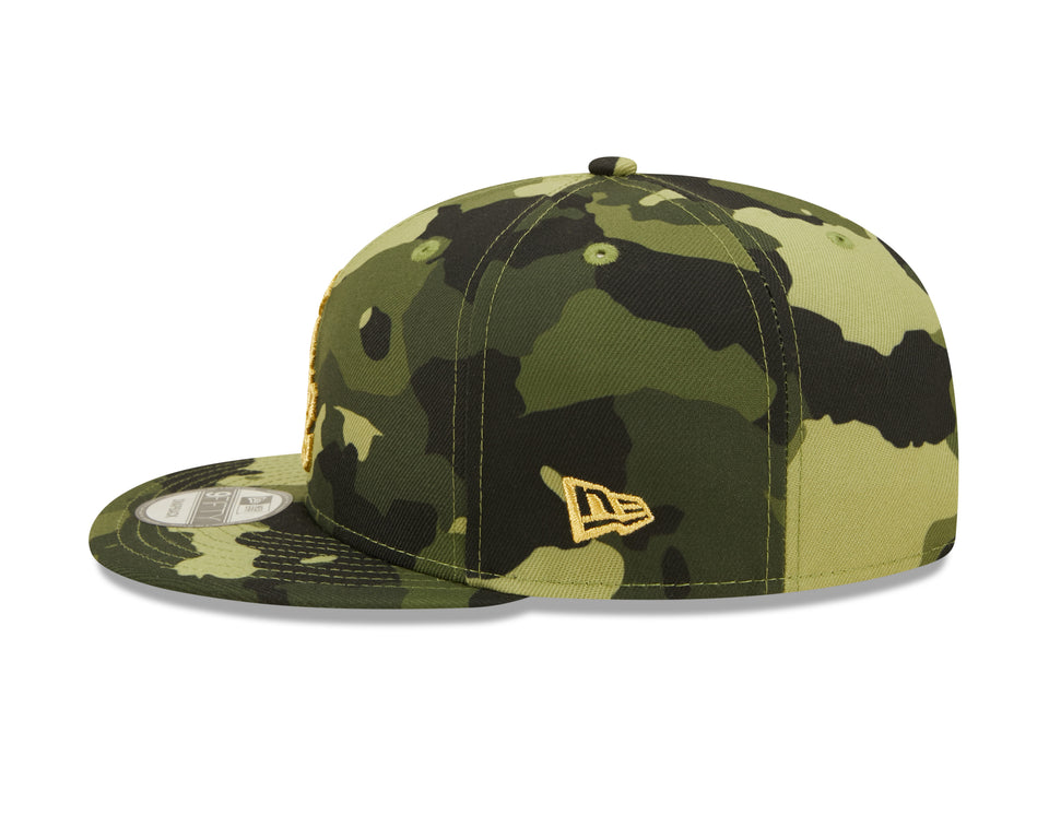 Men's Chicago White Sox New Era 2022 Armed Forces Day Camo 9FIFTY Snapback Adjustable Hat Official Team Hat Sports Fan Cap Official NFL Team Hat Football Fan Cap