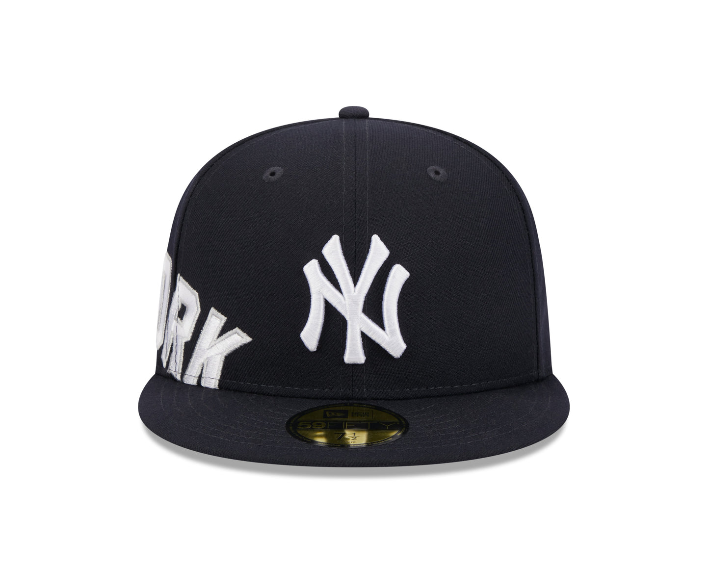 New York Yankees New Era Navy Arch 59FIFTY Fitted Hat Official Team Hat Sports Fan Cap Official NFL Team Hat Football Fan Cap