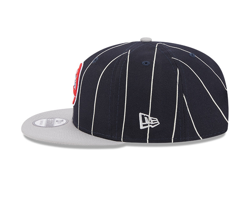 New York Yankees Navy/Gray Cooperstown Vintage New Era 9FIFTY Snapback Hat Official Team Hat Sports Fan Cap Official NFL Team Hat Football Fan Cap