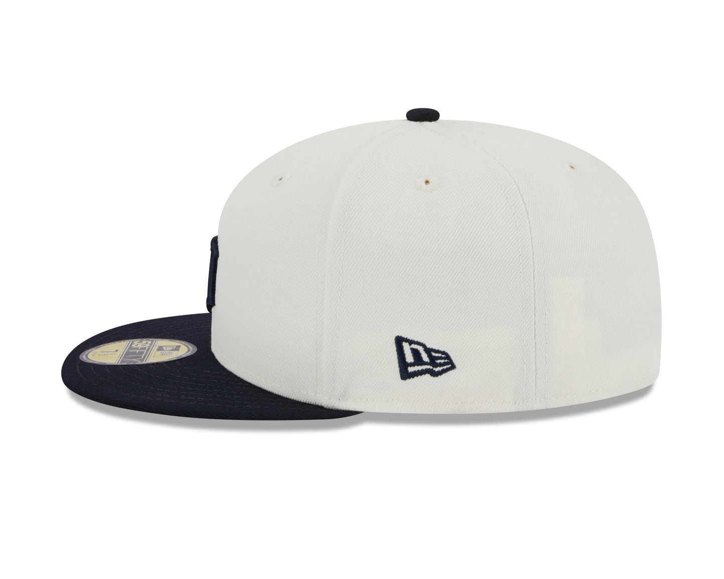 Detroit Tigers 1984 World Series Cream/Navy New Era Retro 59FIFTY Fitted Hat Official Team Hat Sports Fan Cap Official NFL Team Hat Football Fan Cap
