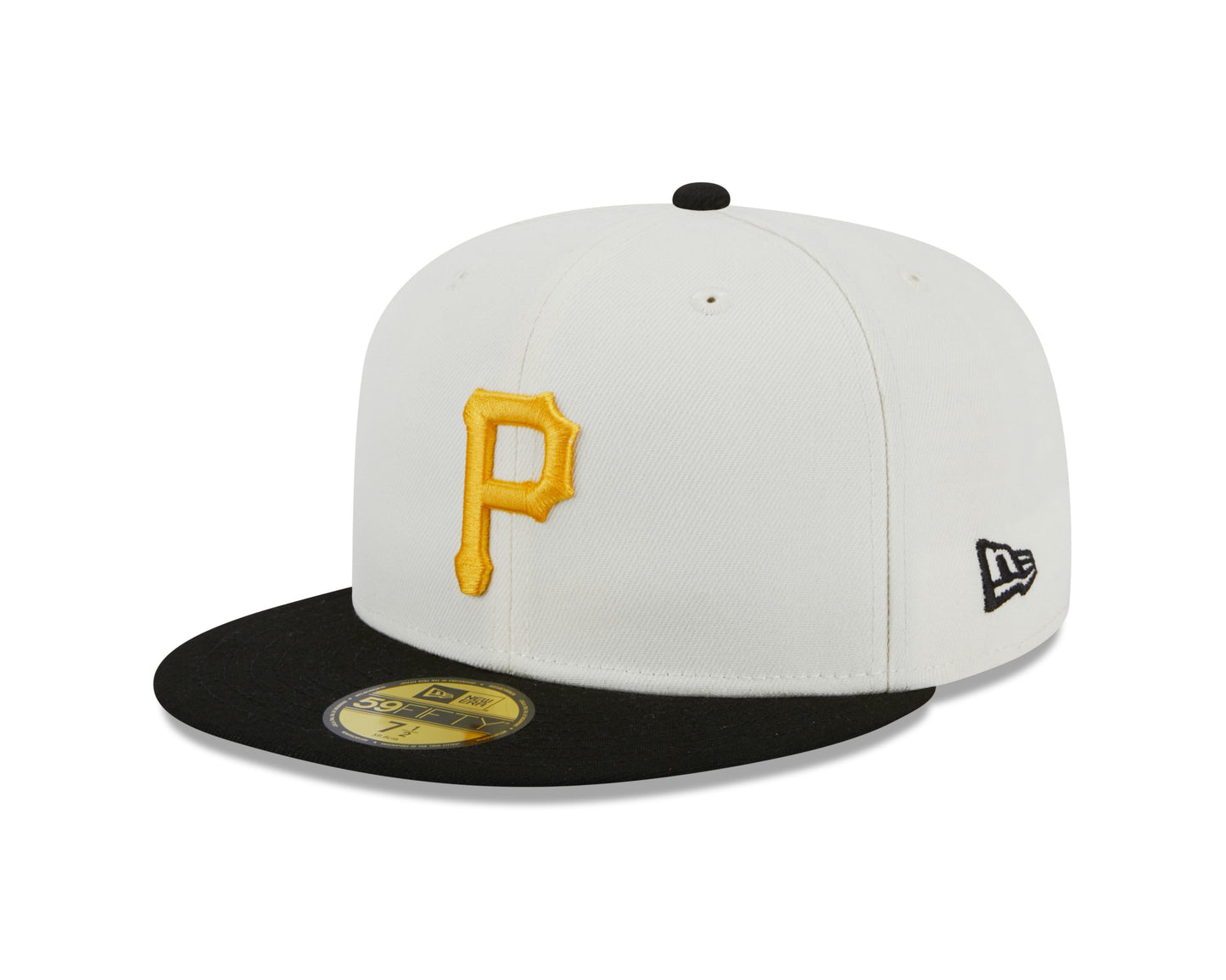 Pittsburgh Pirates 76th World Series Cream/Black New Era Retro 59FIFTY Fitted Hat Official Team Hat Sports Fan Cap Official NFL Team Hat Football Fan Cap