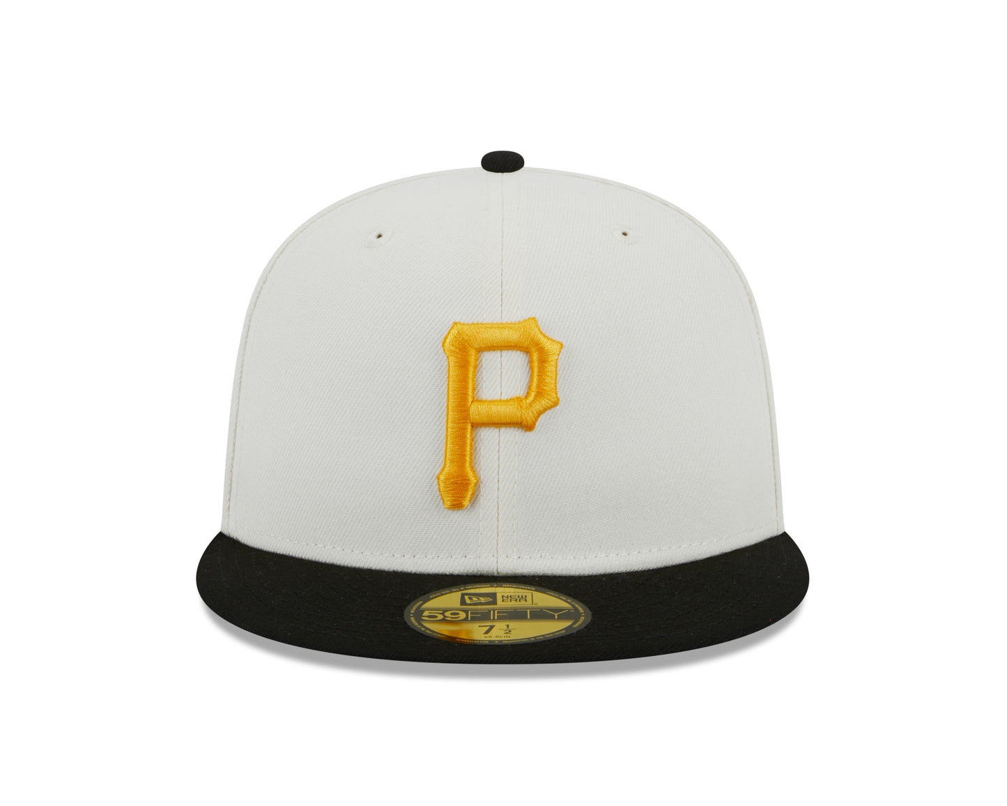 Pittsburgh Pirates 76th World Series Cream/Black New Era Retro 59FIFTY Fitted Hat Official Team Hat Sports Fan Cap Official NFL Team Hat Football Fan Cap