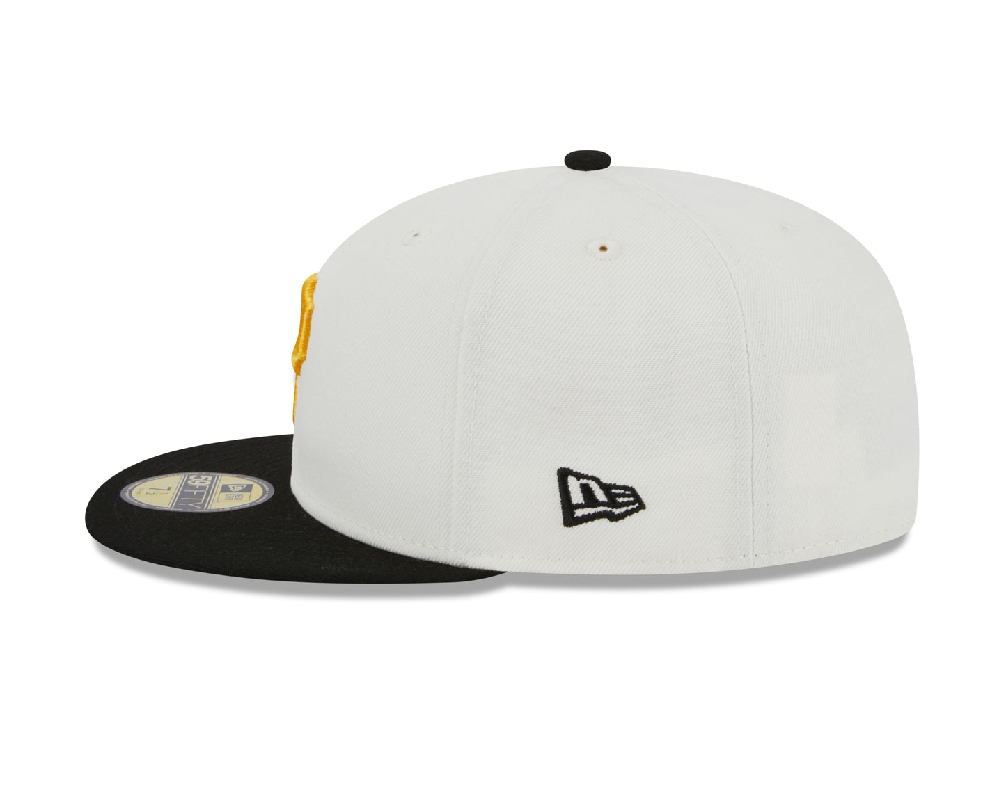 Pittsburgh Pirates 76th World Series Cream/Black New Era Retro 59FIFTY Fitted Hat Official Team Hat Sports Fan Cap Official NFL Team Hat Football Fan Cap