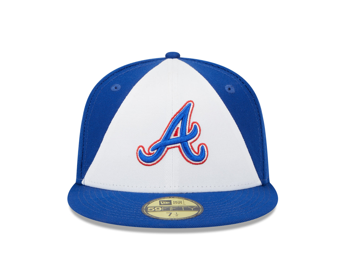 Atlanta Braves City Connect Royal/White New Era 59FIFTY Fitted Hat Official Team Hat Sports Fan Cap Official NFL Team Hat Football Fan Cap