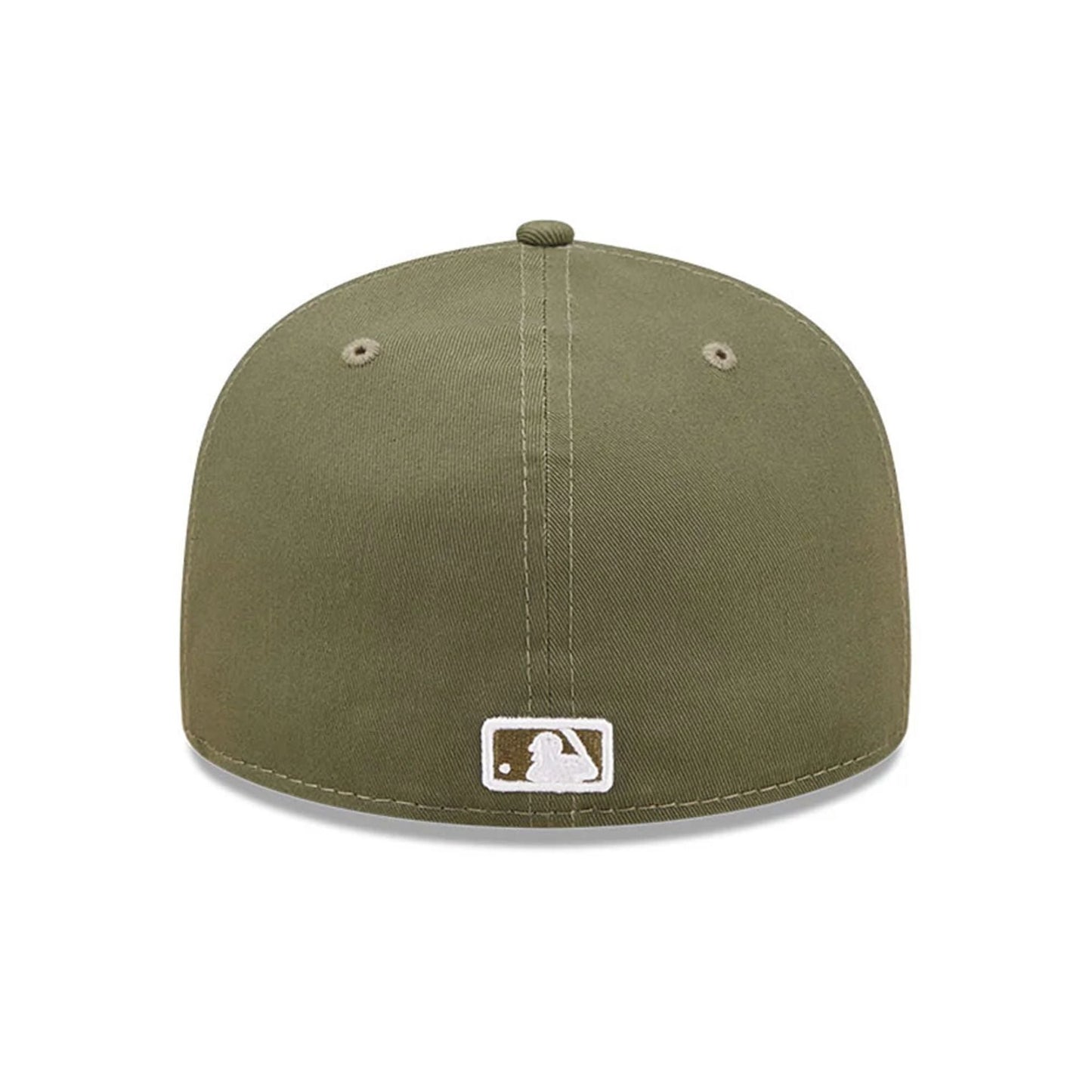 New York Yankees MLB League Essential 59FIFTY Fitted New Era Olive/White Official Team Hat Sports Fan Cap Official NFL Team Hat Football Fan Cap