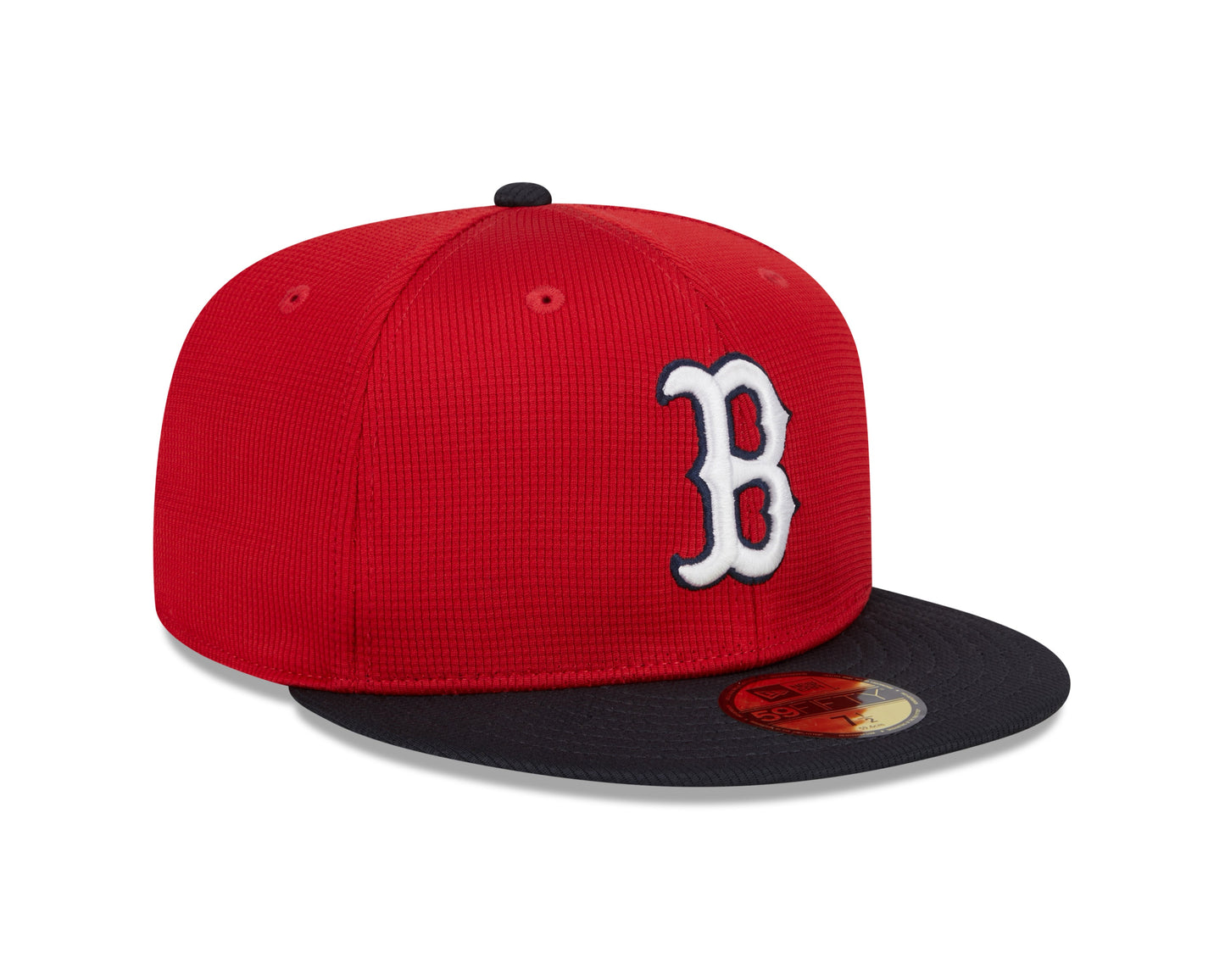 Boston Red Sox New Era Red/Navy 2025 Spring Training 59FIFTY Fitted Hat Official Team Hat Sports Fan Cap Official NFL Team Hat Football Fan Cap