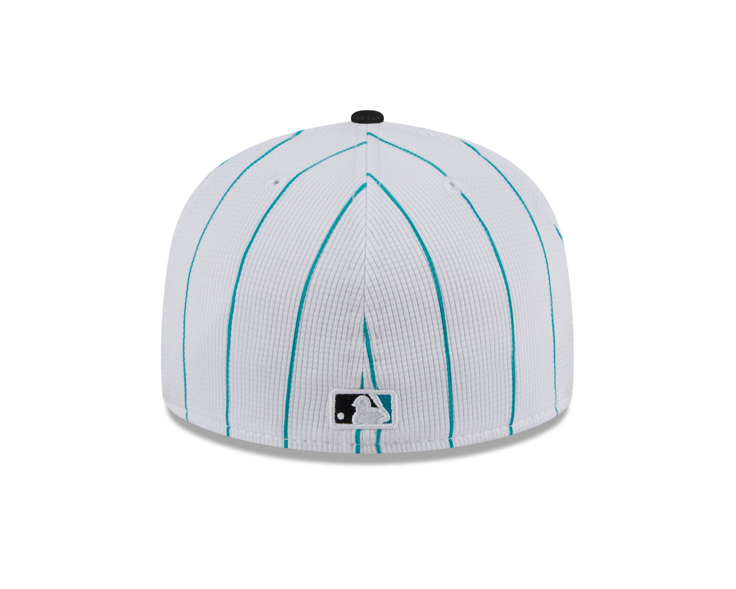 Men's Miami Marlins White 2024 Batting Practice 59FIFTY Fitted Hat Official Team Hat Sports Fan Cap Official NFL Team Hat Football Fan Cap