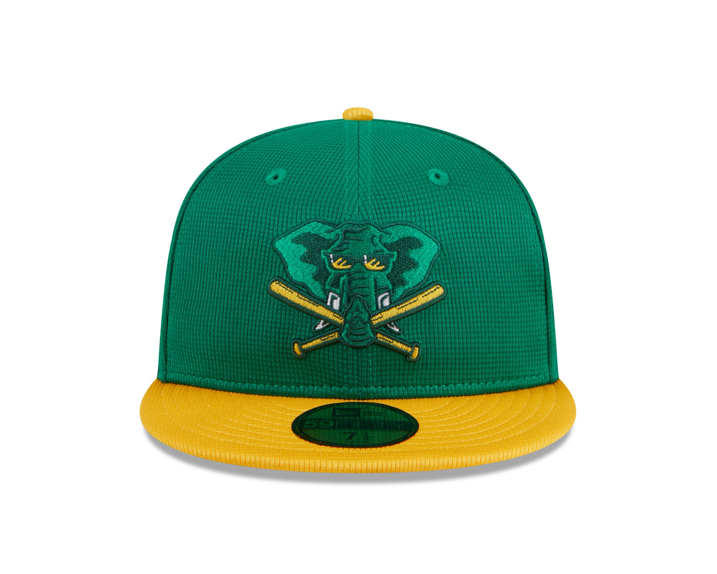 Men's Oakland Athletics New Era Green 2024 Batting Practice 59FIFTY Fitted Hat Official Team Hat Sports Fan Cap Official NFL Team Hat Football Fan Cap