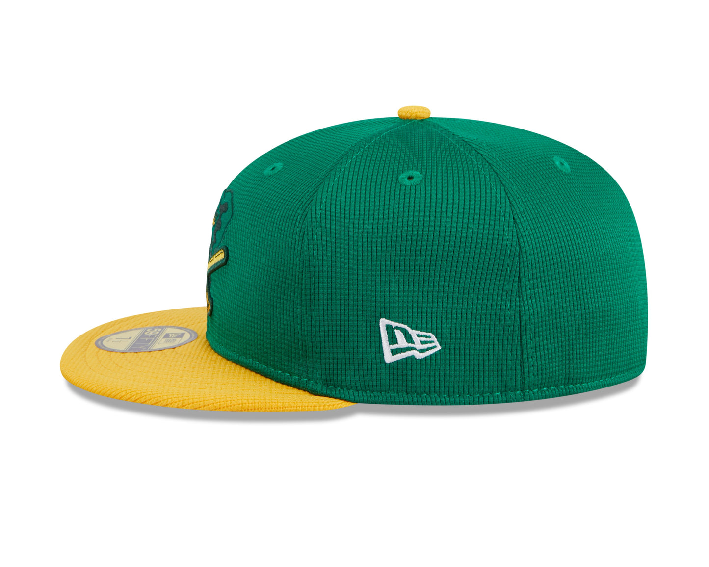 Men's Oakland Athletics New Era Green 2024 Batting Practice 59FIFTY Fitted Hat Official Team Hat Sports Fan Cap Official NFL Team Hat Football Fan Cap