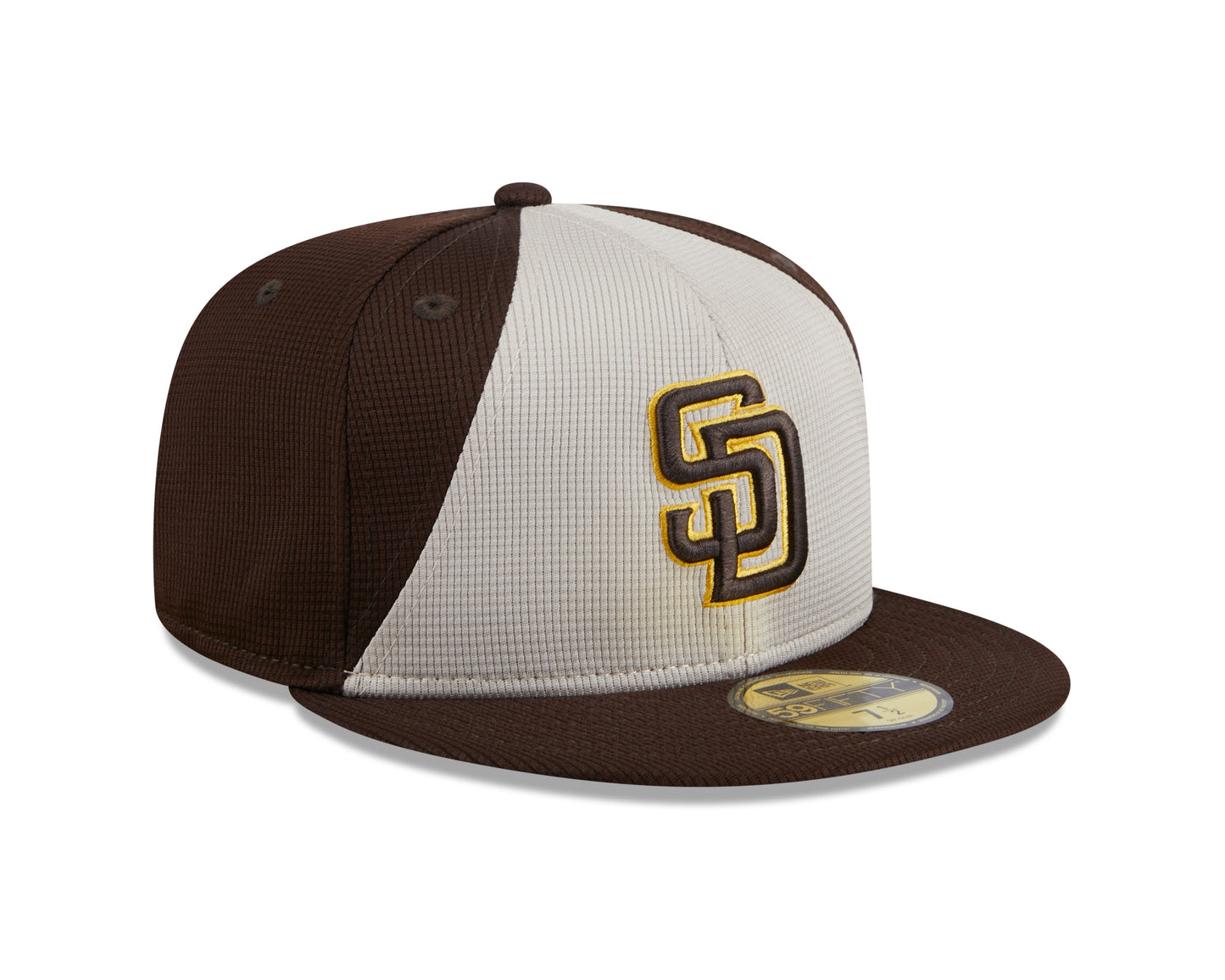 Men's San Diego Padres New Era Brown 2024 Batting Practice 59FIFTY Fitted Hat Official Team Hat Sports Fan Cap Official NFL Team Hat Football Fan Cap