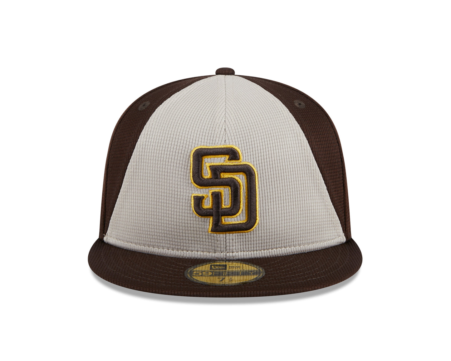 Men's San Diego Padres New Era Brown 2024 Batting Practice 59FIFTY Fitted Hat Official Team Hat Sports Fan Cap Official NFL Team Hat Football Fan Cap