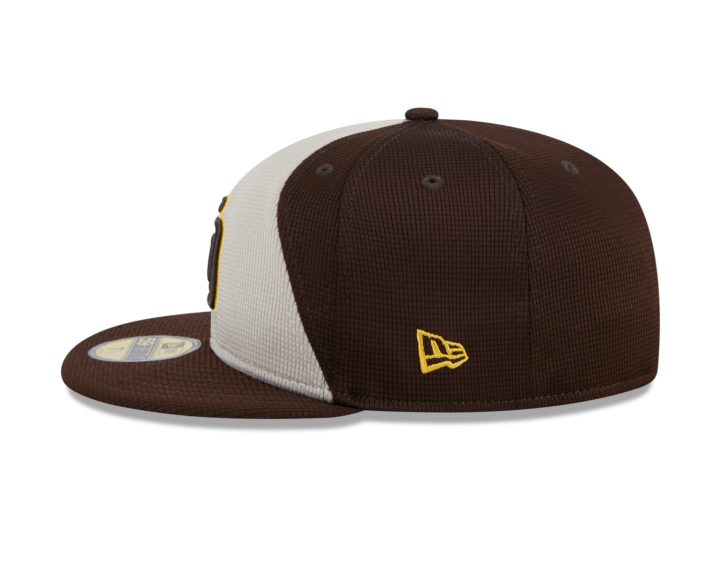 Men's San Diego Padres New Era Brown 2024 Batting Practice 59FIFTY Fitted Hat Official Team Hat Sports Fan Cap Official NFL Team Hat Football Fan Cap