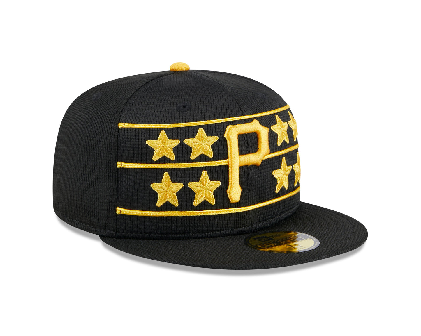 Men's Pittsburgh Pirates New Era Black 2024 Batting Practice 59FIFTY Fitted Hat Official Team Hat Sports Fan Cap Official NFL Team Hat Football Fan Cap