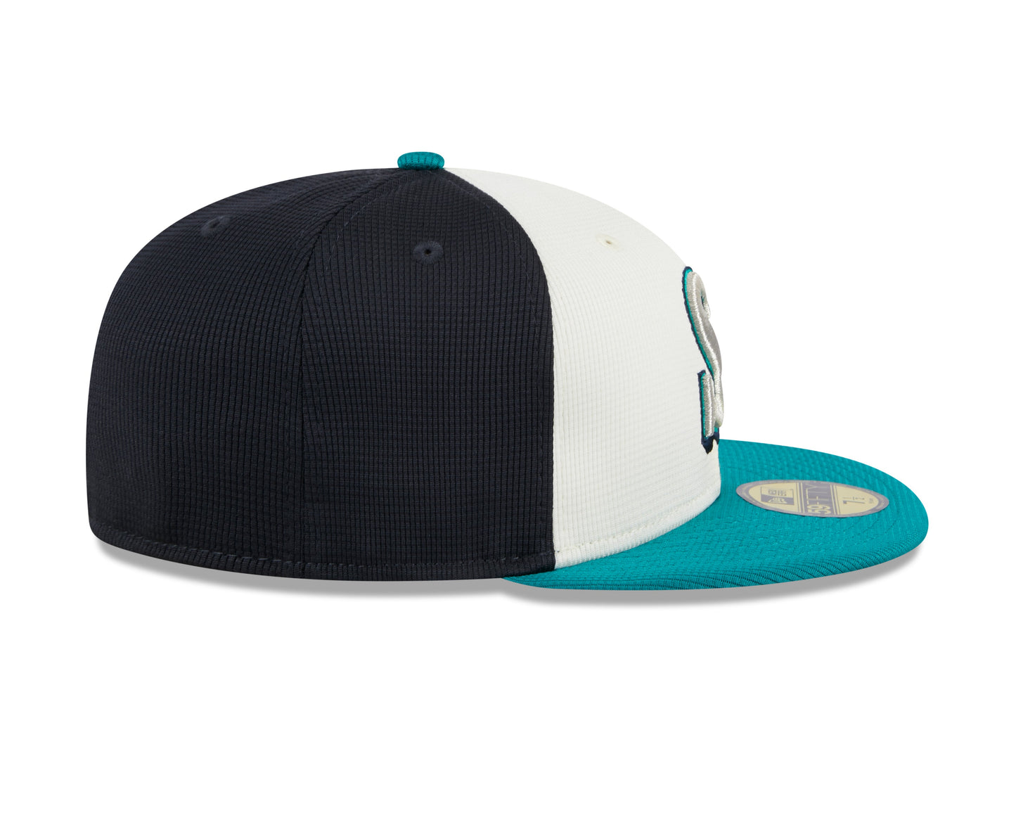 Men's Seattle Mariners New Era White 2024 Batting Practice 59FIFTY Fitted Hat Official Team Hat Sports Fan Cap Official NFL Team Hat Football Fan Cap