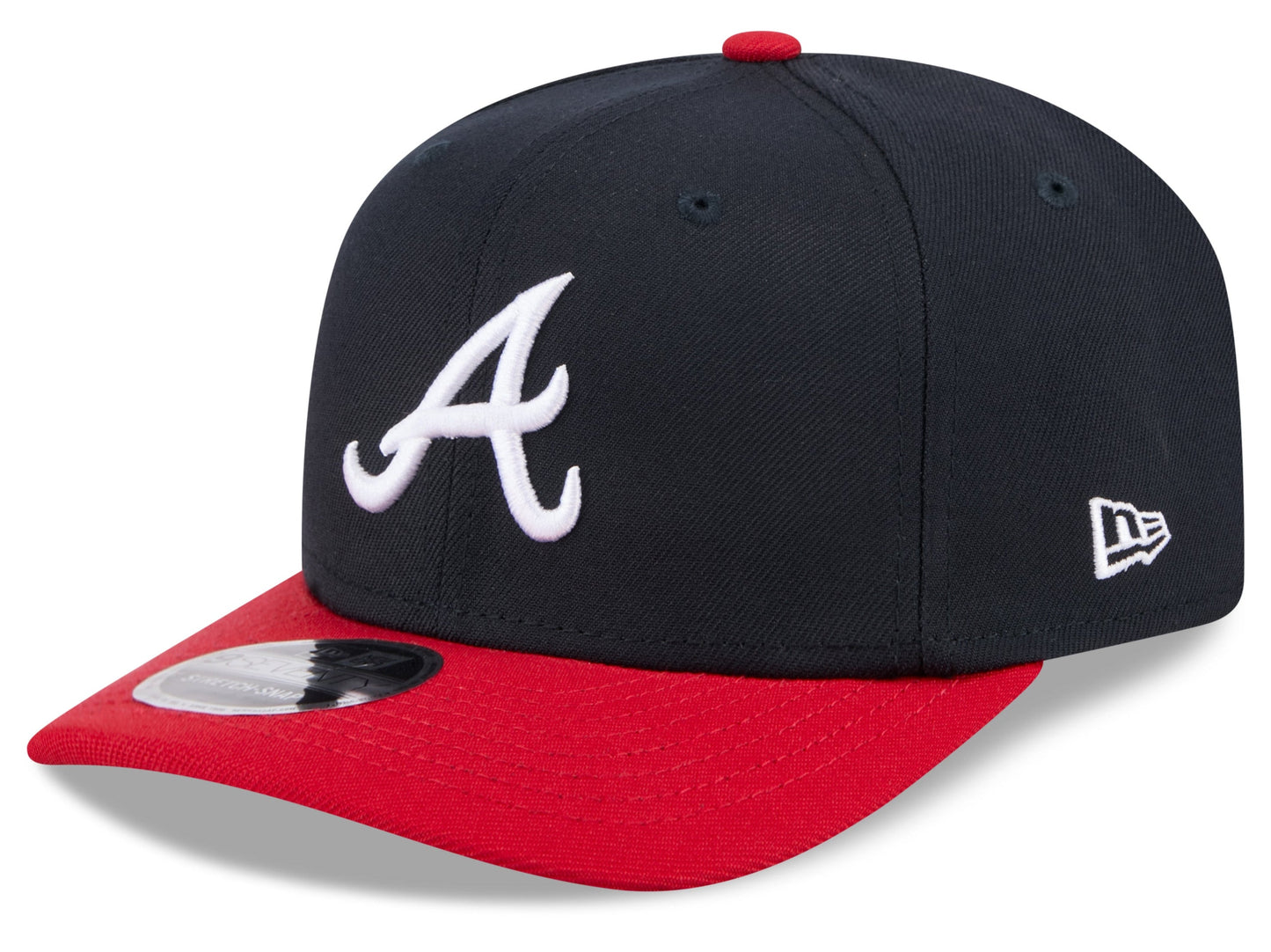 Atlanta Braves New Era Navy/Red 9SEVENTY Adjustable Hat Official Team Hat Sports Fan Cap Official NFL Team Hat Football Fan Cap