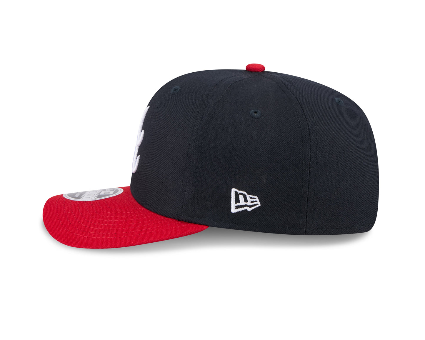 Atlanta Braves New Era Navy/Red 9SEVENTY Adjustable Hat Official Team Hat Sports Fan Cap Official NFL Team Hat Football Fan Cap