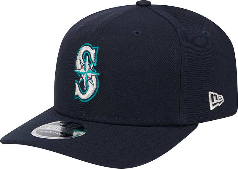 Seattle Mariners New Era Home Navy 9SEVENTY Adjustable Hat-Player Replica Official Team Hat Sports Fan Cap Official NFL Team Hat Football Fan Cap