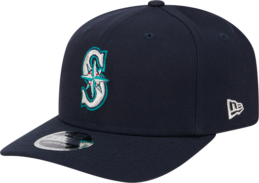 Seattle Mariners New Era Home Navy 9SEVENTY Adjustable Hat-Player Replica Official Team Hat Sports Fan Cap Official NFL Team Hat Football Fan Cap
