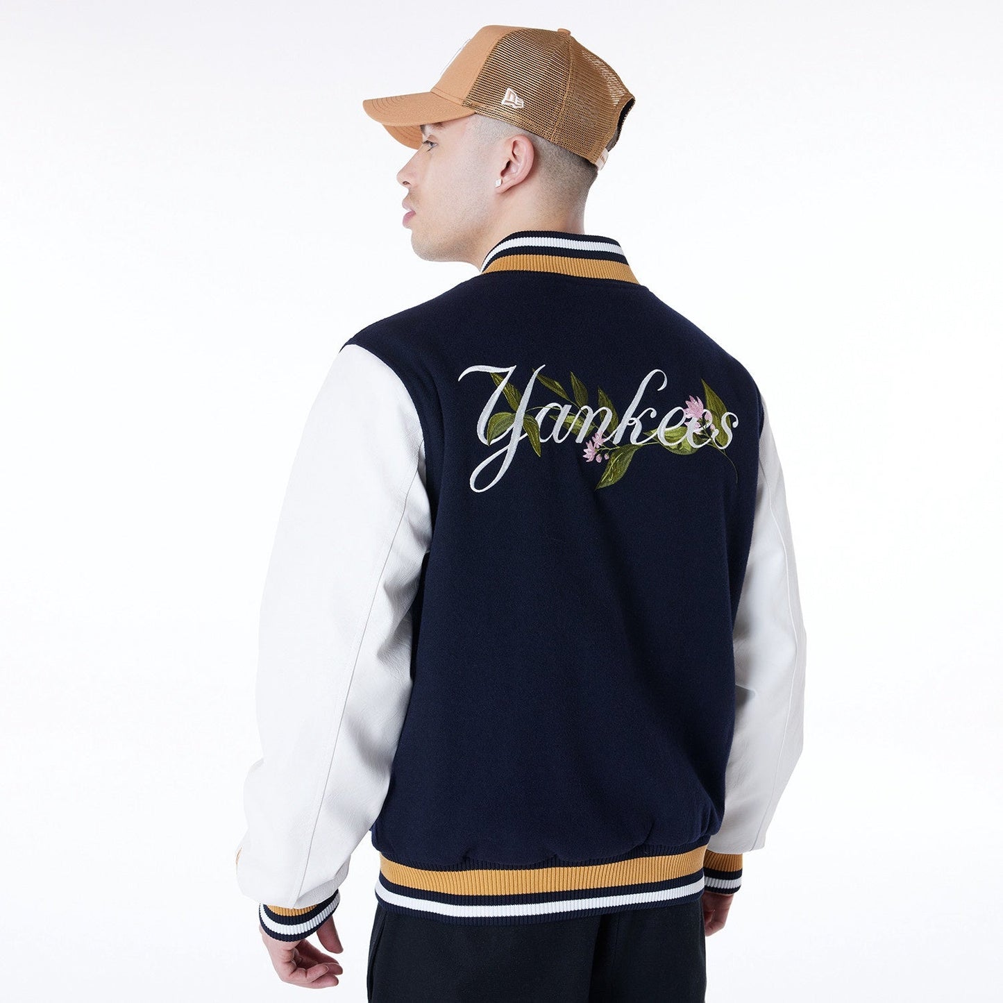 New Era - MLB Floral Varsity Jacket - New York Yankees Official Sports Fan Gear Official NFL Fan Gear