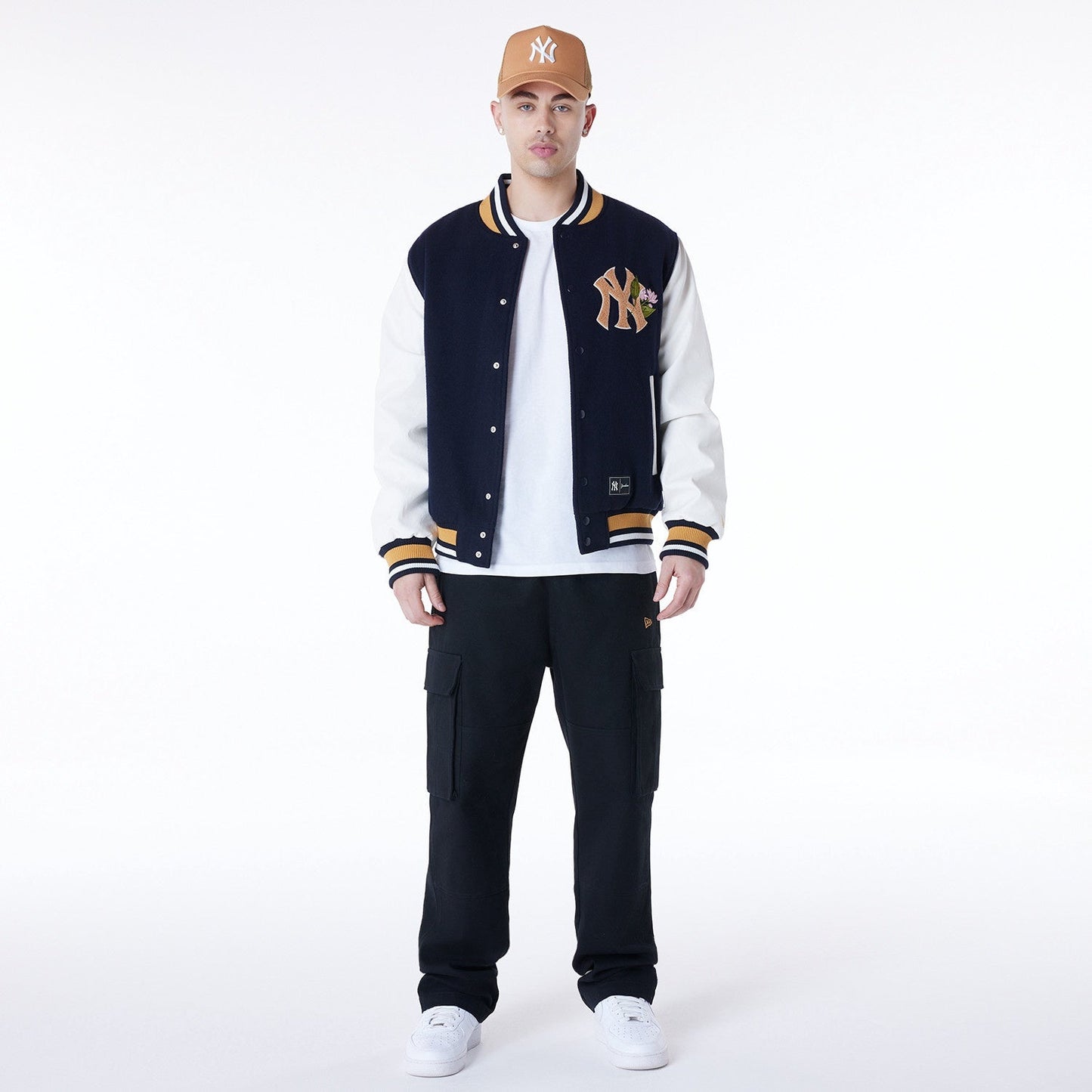 New Era - MLB Floral Varsity Jacket - New York Yankees Official Sports Fan Gear Official NFL Fan Gear