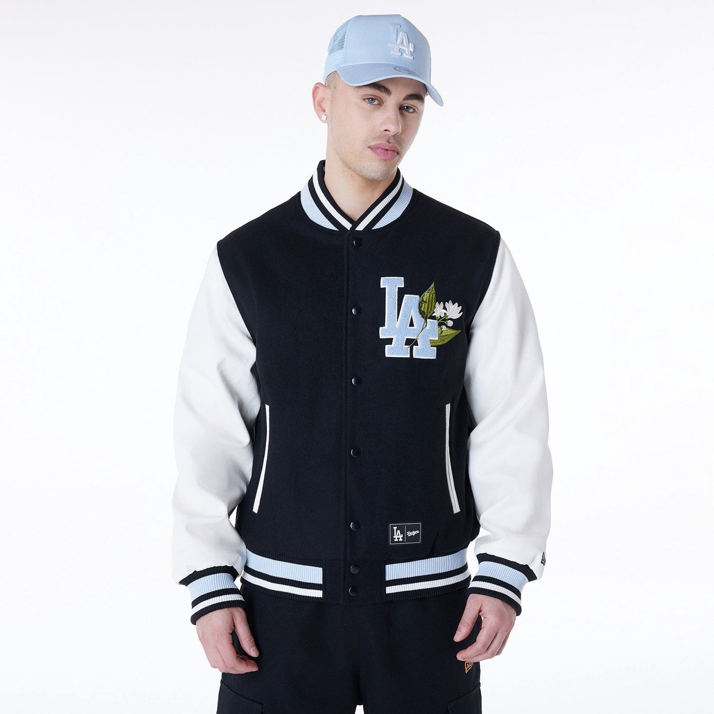 New Era - MLB Floral Varsity Jacket - Los Angeles Dodgers Official Sports Fan Gear Official NFL Fan Gear
