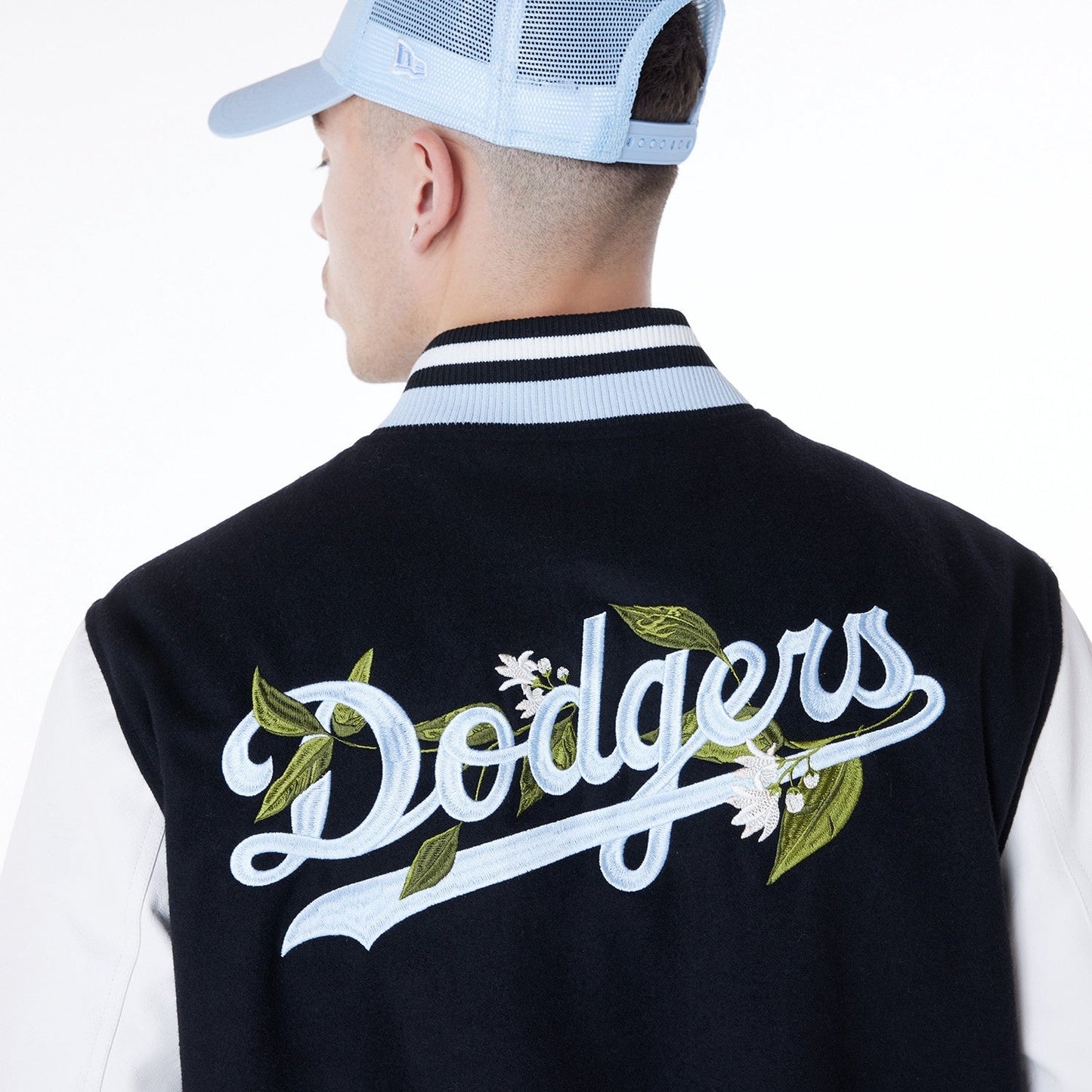 New Era - MLB Floral Varsity Jacket - Los Angeles Dodgers Official Sports Fan Gear Official NFL Fan Gear