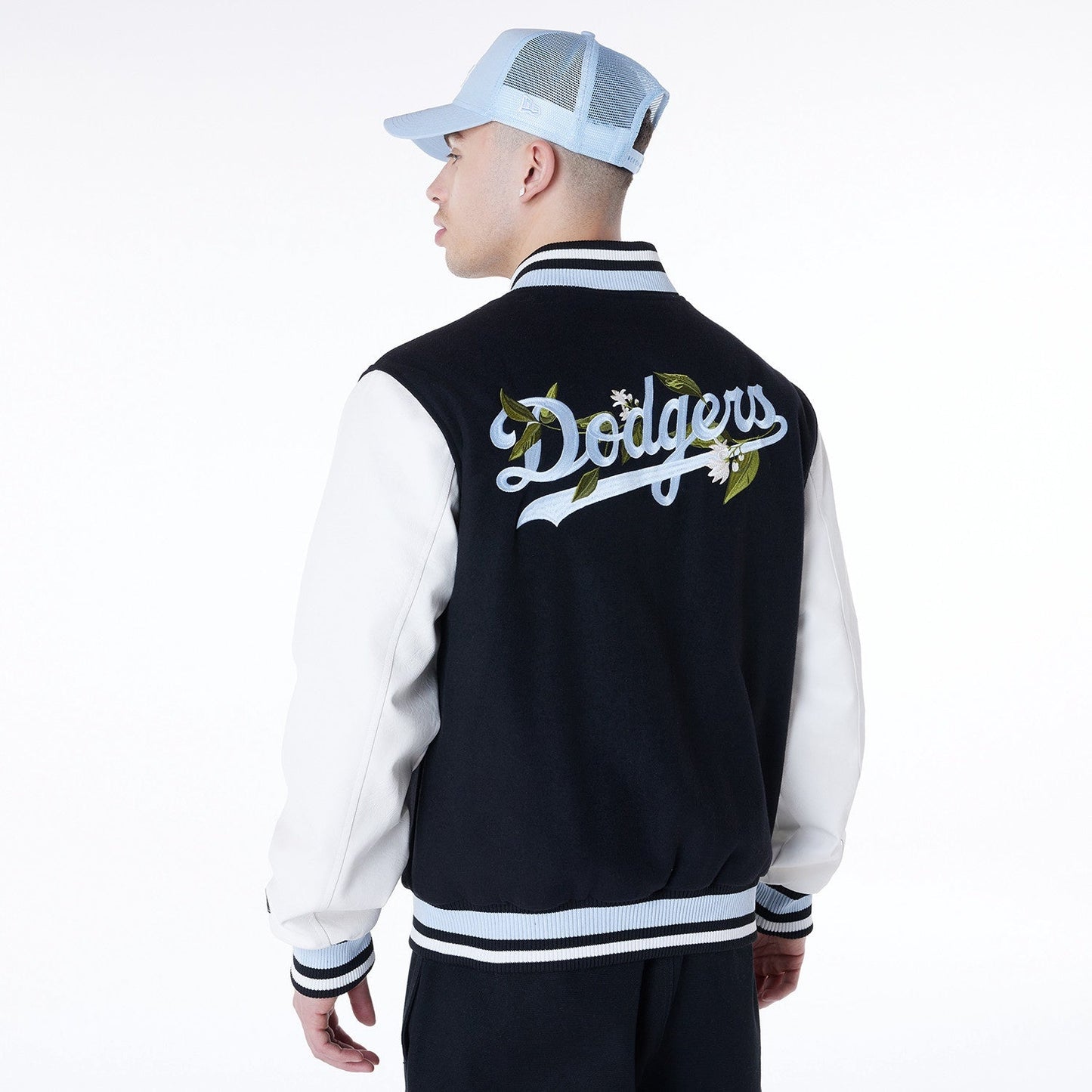 New Era - MLB Floral Varsity Jacket - Los Angeles Dodgers Official Sports Fan Gear Official NFL Fan Gear