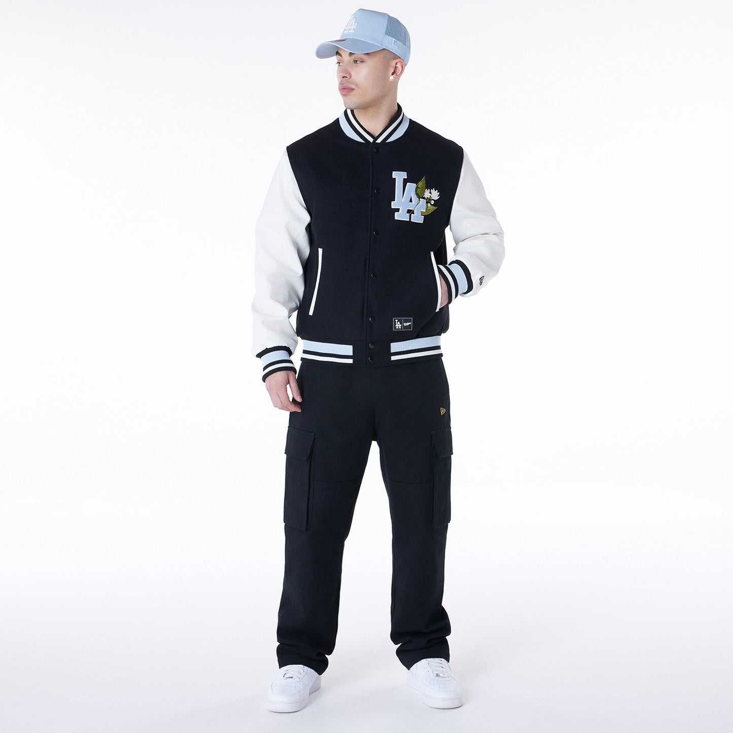 New Era - MLB Floral Varsity Jacket - Los Angeles Dodgers Official Sports Fan Gear Official NFL Fan Gear