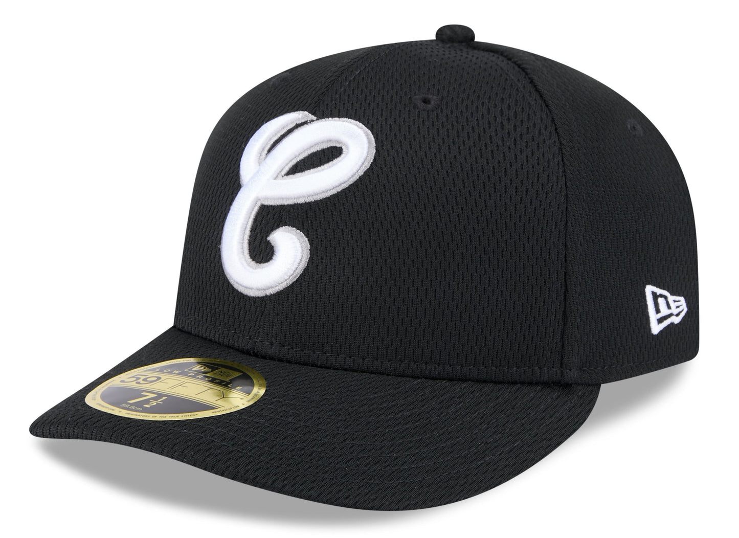 Chicago White Sox New Era Black 2025 Clubhouse Alternate 59FIFTY Low Profile Fitted Hat Official Team Hat Sports Fan Cap Official NFL Team Hat Football Fan Cap