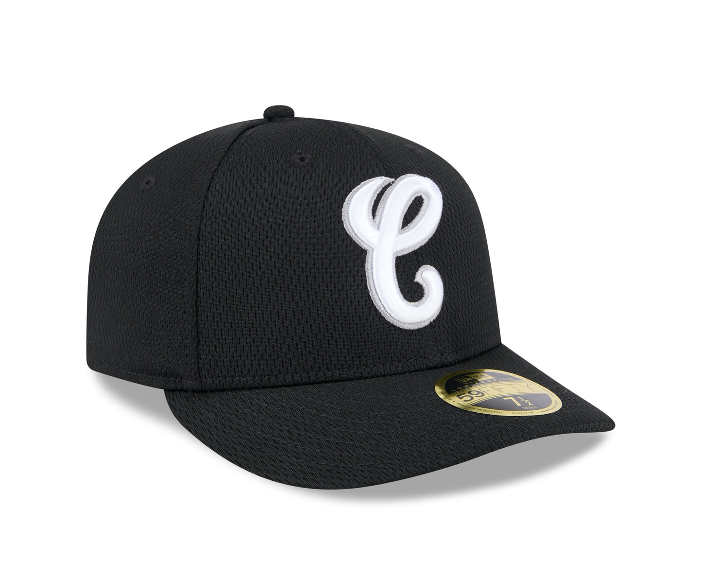 Chicago White Sox New Era Black 2025 Clubhouse Alternate 59FIFTY Low Profile Fitted Hat Official Team Hat Sports Fan Cap Official NFL Team Hat Football Fan Cap