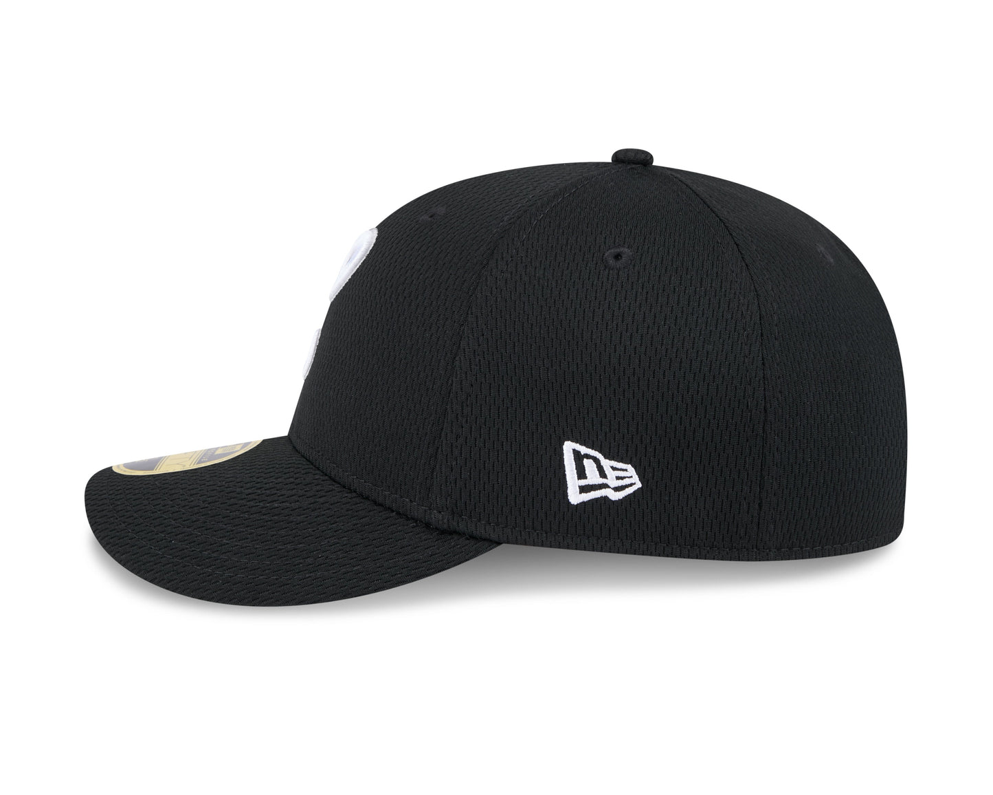 Chicago White Sox New Era Black 2025 Clubhouse Alternate 59FIFTY Low Profile Fitted Hat Official Team Hat Sports Fan Cap Official NFL Team Hat Football Fan Cap