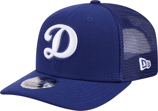 Los Angeles Dodgers New Era Royal 9SEVENTY Trucker Adjustable Hat Official Team Hat Sports Fan Cap Official NFL Team Hat Football Fan Cap
