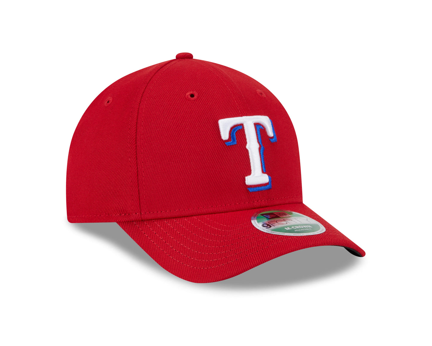 Texas Rangers Red Alternate New Era Player Replica M-Crown 9FORTY Adjustable Hat Official Team Hat Sports Fan Cap Official NFL Team Hat Football Fan Cap