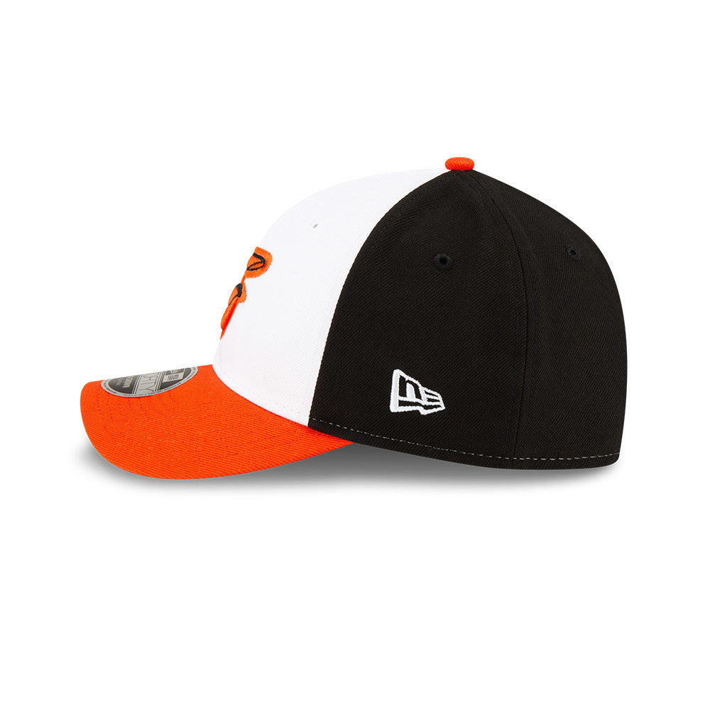 Baltimore Orioles White/Orange/Black New Era Player Replica M-Crown 9FORTY Adjustable Hat Official Team Hat Sports Fan Cap Official NFL Team Hat Football Fan Cap