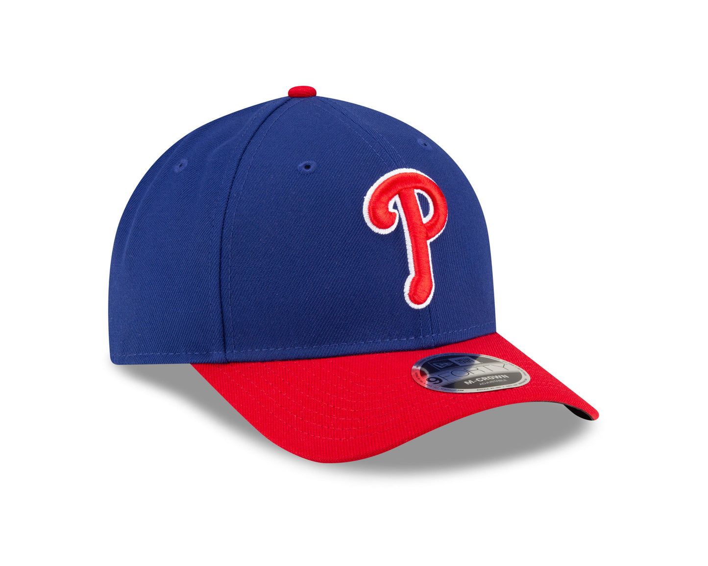 Philadelphia Phillies 2 Tone Royal/Red Alternate New Era Player Replica M-Crown 9FORTY Adjustable Hat Official Team Hat Sports Fan Cap Official NFL Team Hat Football Fan Cap