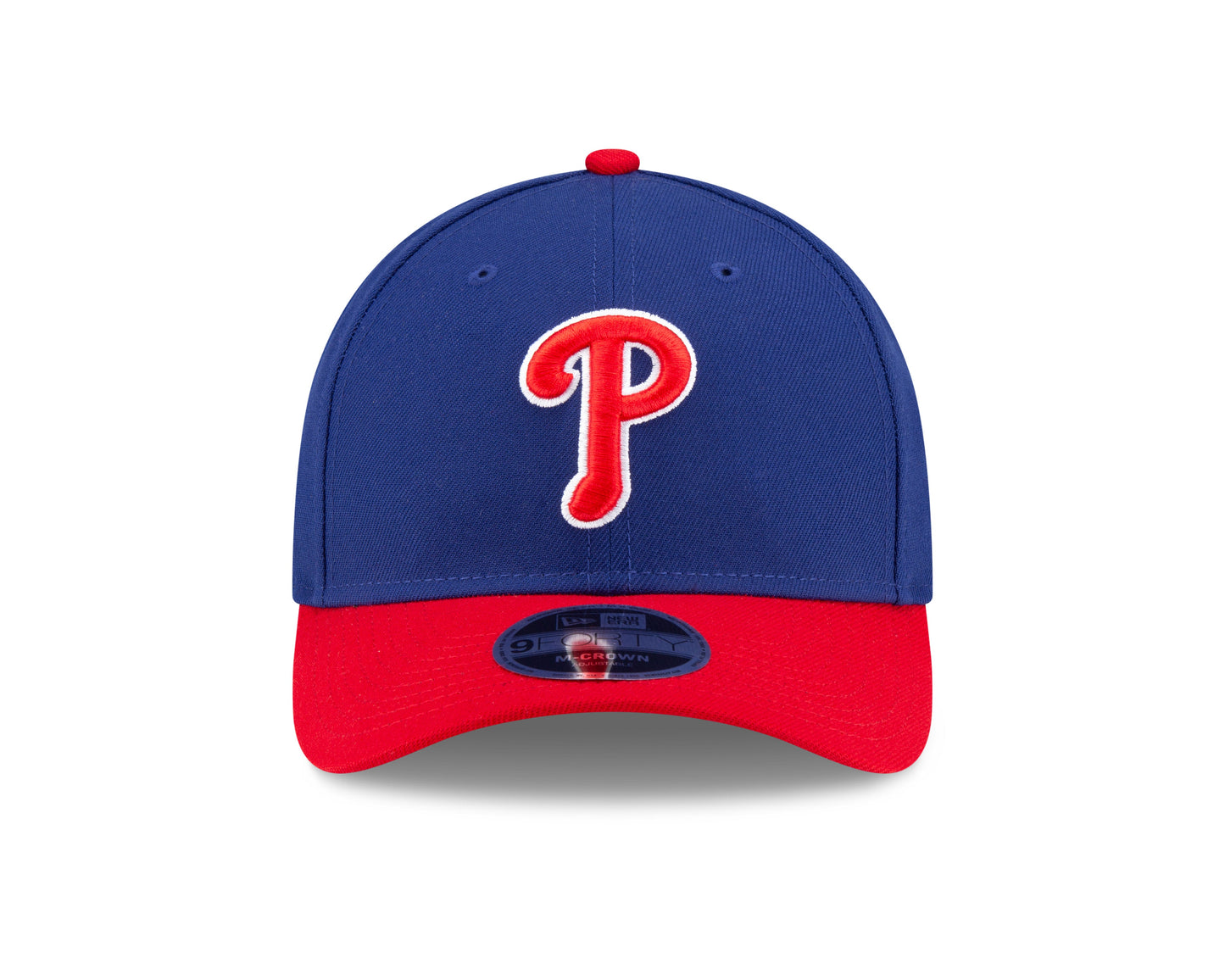 Philadelphia Phillies 2 Tone Royal/Red Alternate New Era Player Replica M-Crown 9FORTY Adjustable Hat Official Team Hat Sports Fan Cap Official NFL Team Hat Football Fan Cap
