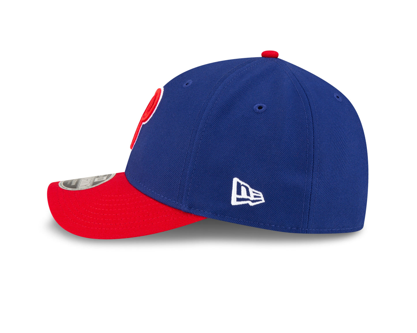 Philadelphia Phillies 2 Tone Royal/Red Alternate New Era Player Replica M-Crown 9FORTY Adjustable Hat Official Team Hat Sports Fan Cap Official NFL Team Hat Football Fan Cap