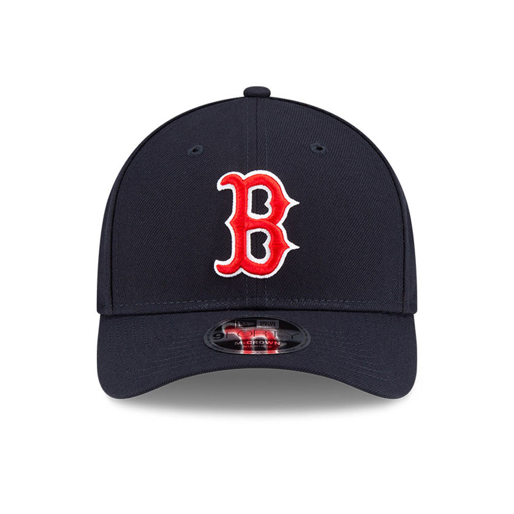 Boston Red Sox Navy New Era Player Replica M-Crown 9FORTY Adjustable Hat Official Team Hat Sports Fan Cap Official NFL Team Hat Football Fan Cap