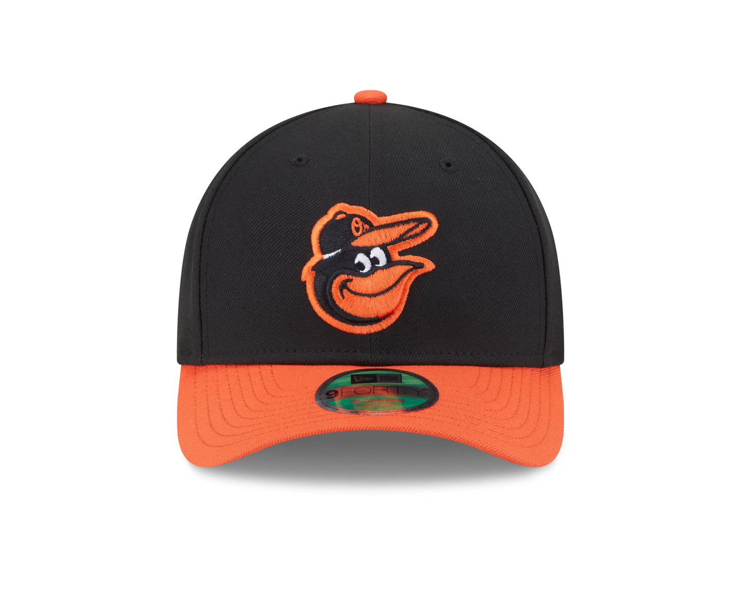 Baltimore Orioles Black/Orange Road New Era Player Replica M-Crown 9FORTY Adjustable Hat Official Team Hat Sports Fan Cap Official NFL Team Hat Football Fan Cap