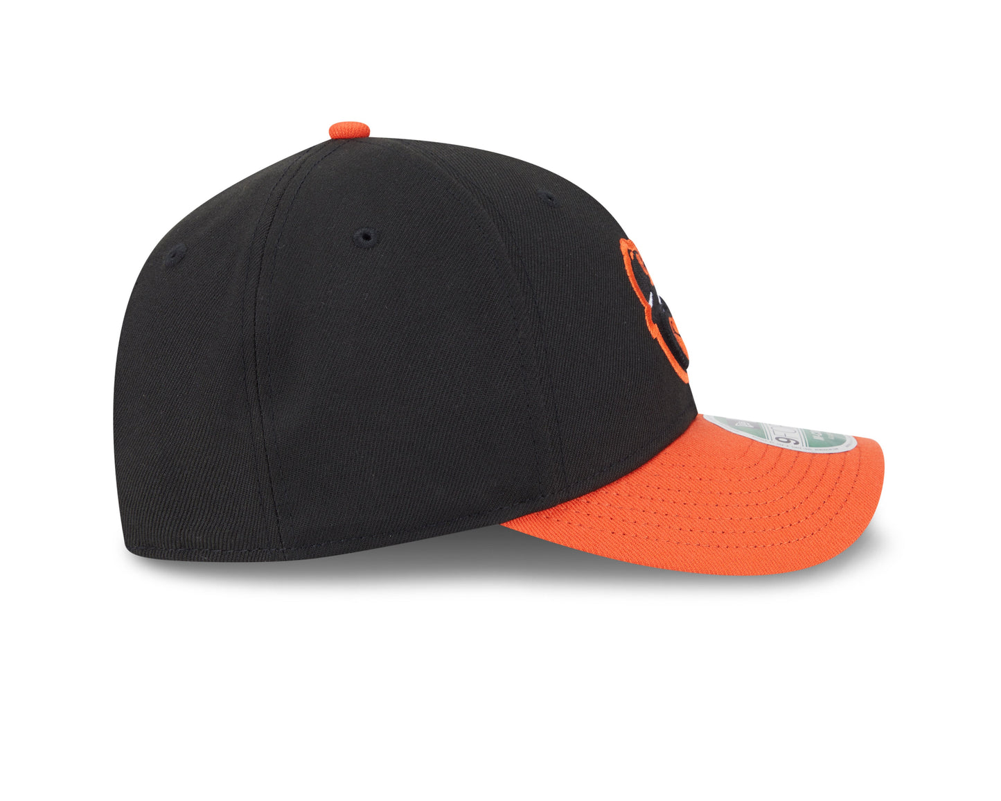 Baltimore Orioles Black/Orange Road New Era Player Replica M-Crown 9FORTY Adjustable Hat Official Team Hat Sports Fan Cap Official NFL Team Hat Football Fan Cap
